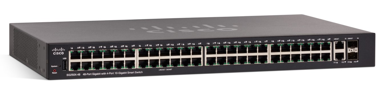 Switch Cisco SG250X-48-K9 fara PoE 48x1000Mbps-RJ45