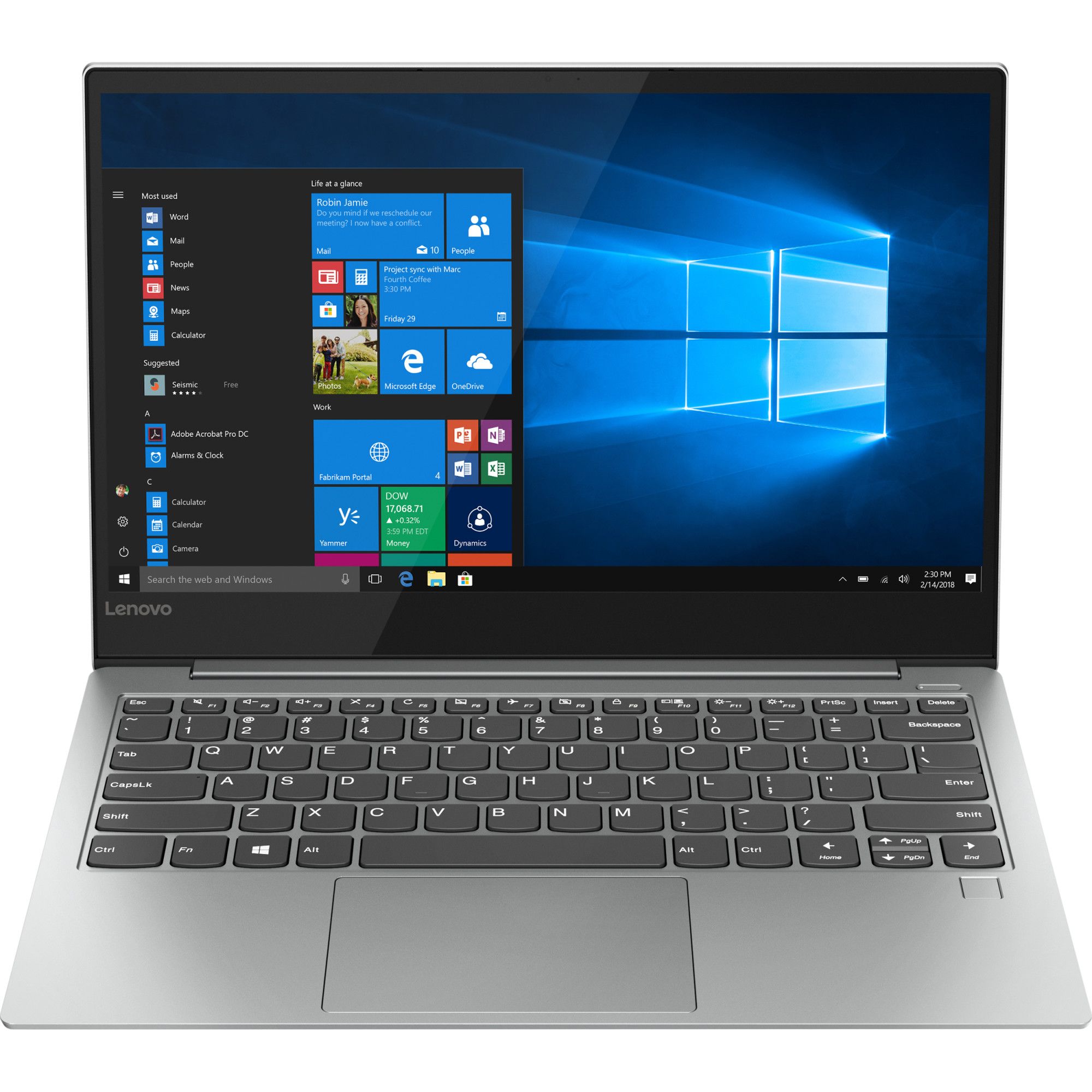 Ultrabook Lenovo Yoga S730 13.3 Full HD Intel Core i5-8265U RAM 16GB SSD 512GB Windows 10 Home Argintiu
