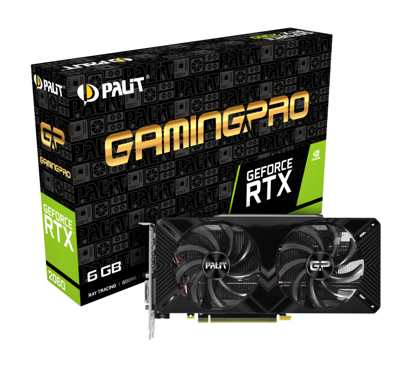 Placa Video Palit GeForce RTX 2060 GamingPro 6GB GDDR6 192 biti