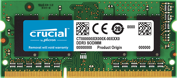 Memorie Notebook Micron Crucial CT4G3S160BM 4GB DDR3L 1600MHz pentru Mac