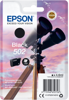 Cartus Inkjet Epson SinglePack 502 Black