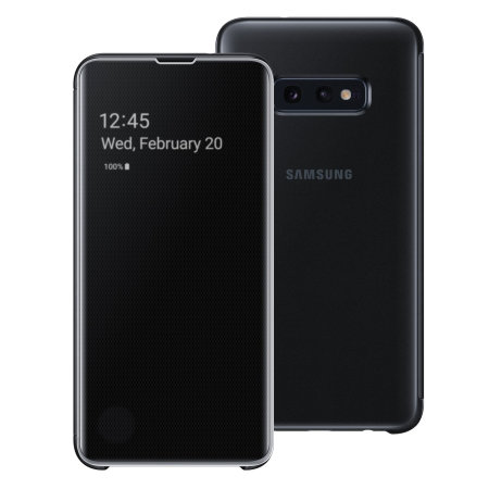 Husa Samsung Clear View Cover pentru Galaxy S10e (G970F) Black