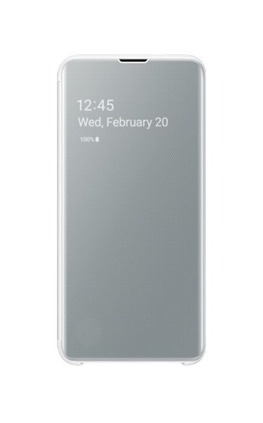 Husa Samsung Clear View Cover pentru Galaxy S10e (G970F) White