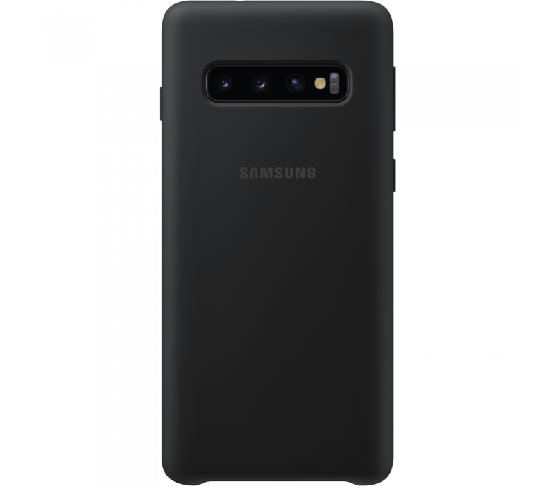 Capac protectie spate Samsung Leather Cover pentru Galaxy S10 (G973F) Black