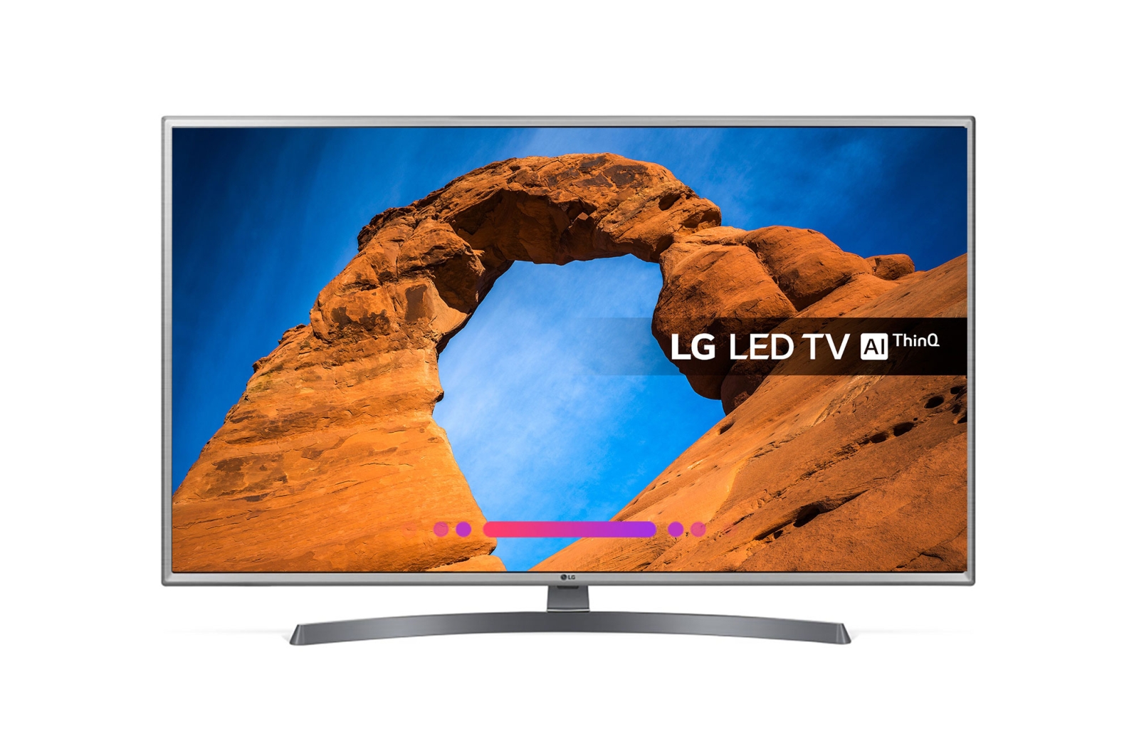 Televizor LED LG Smart TV 43LK6100PLB 109cm Full HD Argintiu