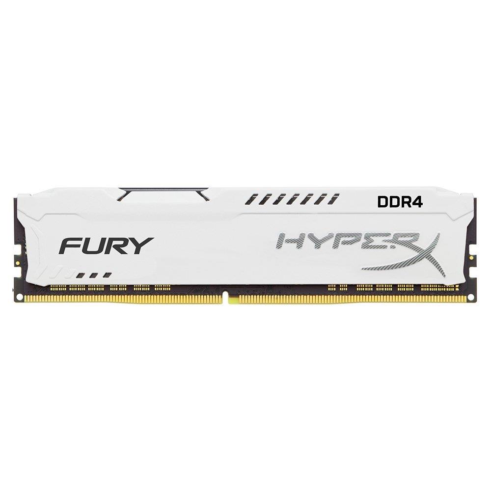Memorie Desktop Kingston HyperX Fury HX424C15FW2/8 8GB DDR4 2400MHz CL15 White
