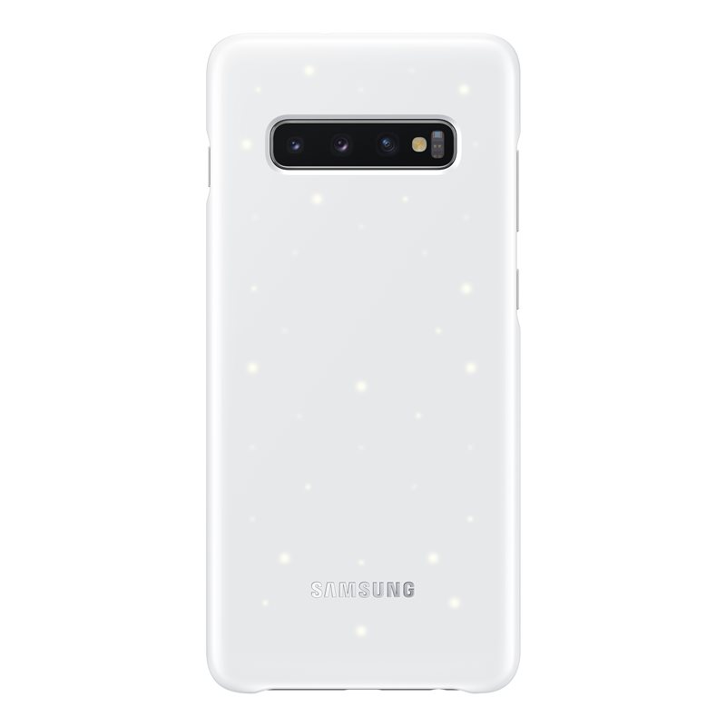 Husa Samsung LED Cover pentru Galaxy S10 Plus (G975F) White
