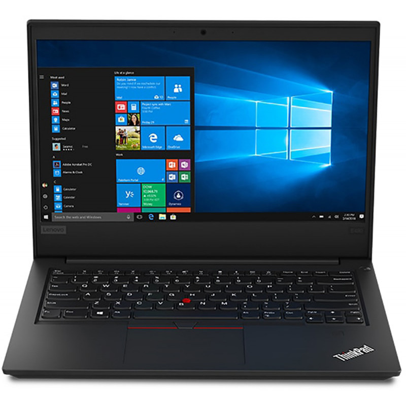 Notebook Lenovo ThinkPad E490 14 Full HD Intel Core i5-8265U RX 550X-2GB RAM 8GB HDD 1TB + SSD 256GB Windows 10 Pro