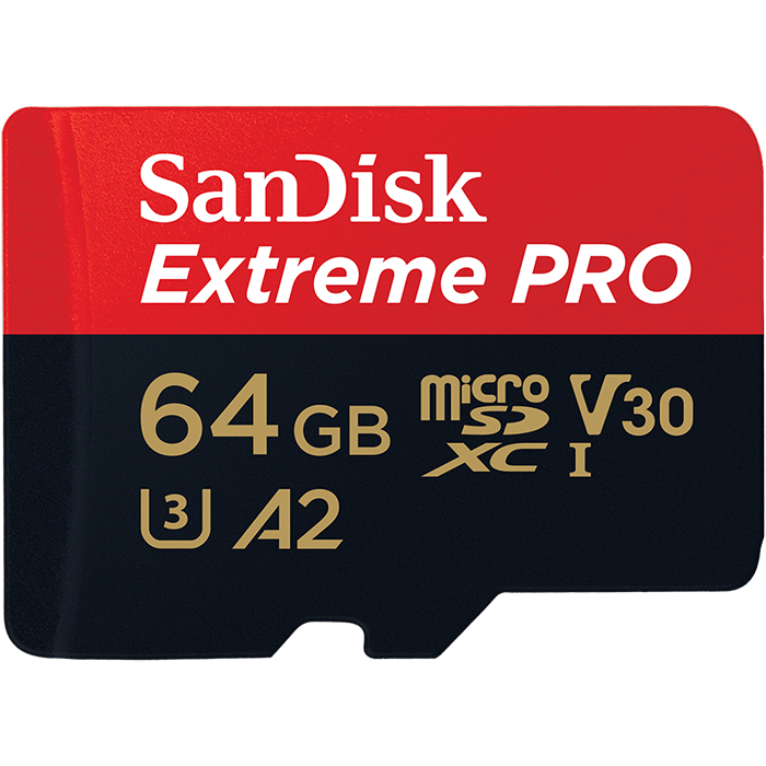 Card de memorie SanDisk Extreme PRO Micro SDXC 64GB UHS-I V30 CL10