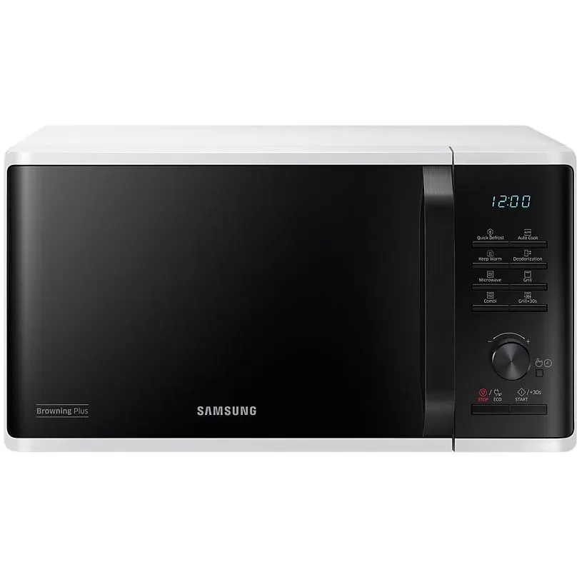 Cuptor cu microunde Samsung MG23K3515AW, 800W, 23L, Grill, Alb