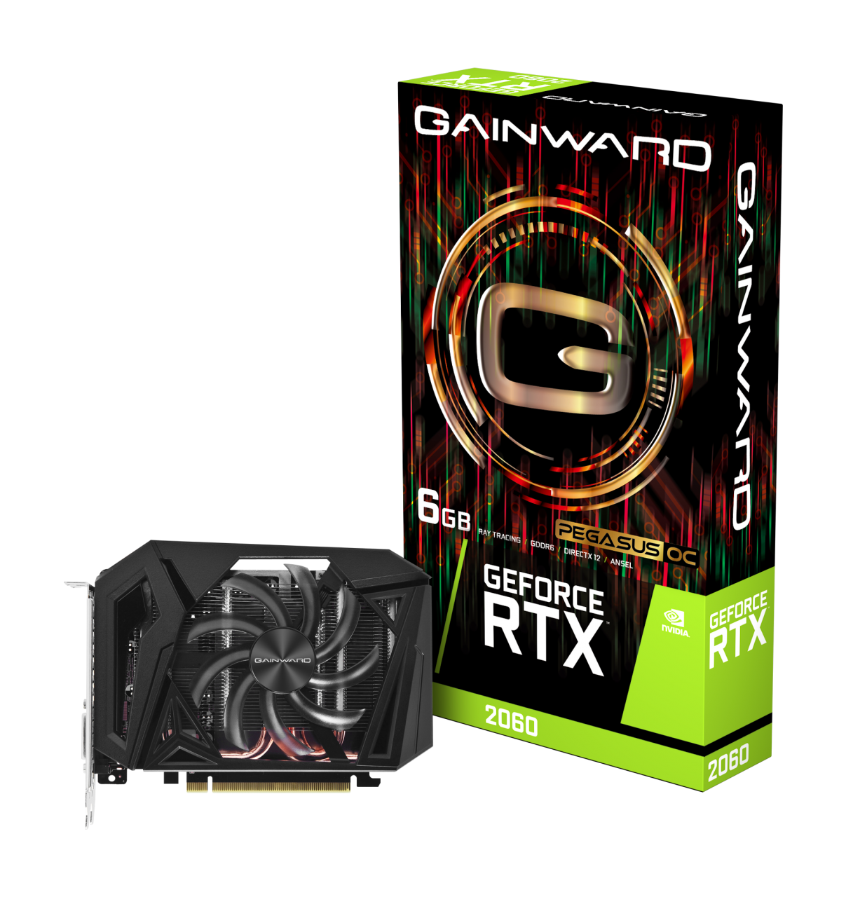 Placa Video Gainward GeForce RTX 2060 Pegasus OC 6GB GDDR6 192biti