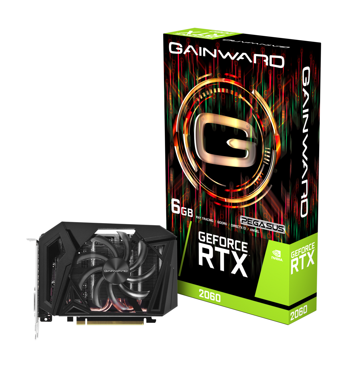 Placa Video Gainward GeForce RTX 2060 Pegasus 6GB GDDR6 192biti