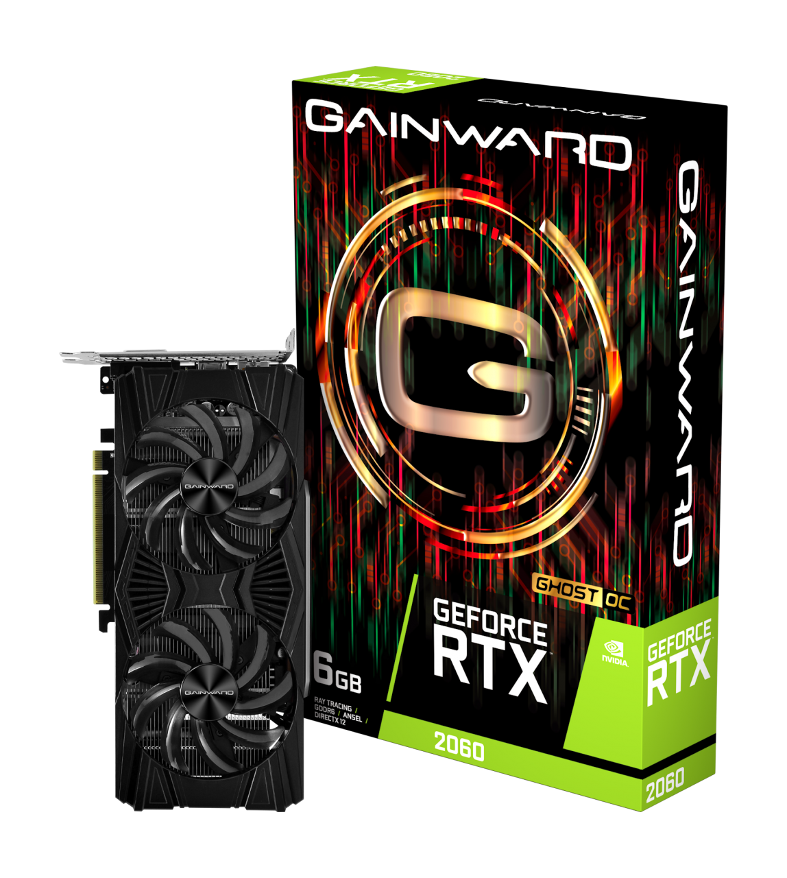 Placa Video Gainward GeForce RTX 2060 Ghost OC 6GB GDDR6 192biti