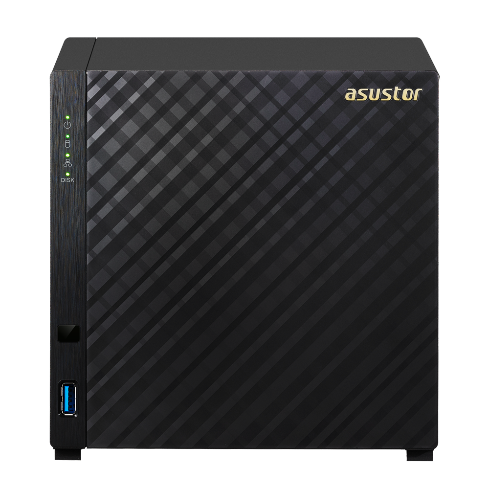 NAS Asustor AS1004T v2 1xGigabit 4-bay fara HDD-uri