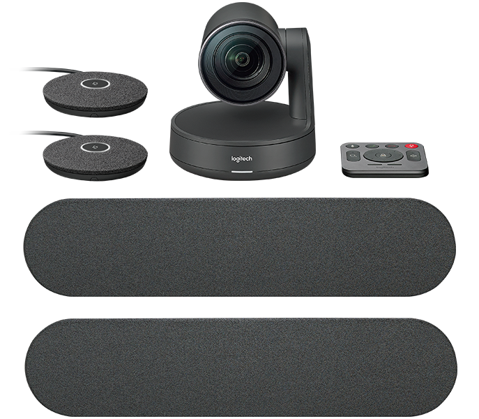 Sistem videoconferinta logitech rally ultra-hd conferencecam dual speaker