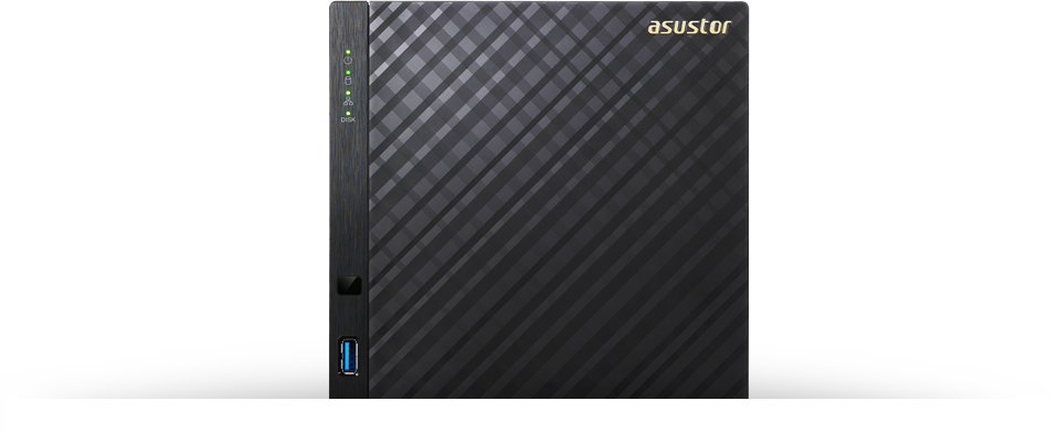 NAS Asustor AS1004T 1xGigabit 4-bay 512MB RAM fara HDD-uri