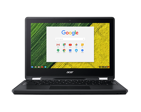Ultrabook Acer Chromebook Spin R751T 11.6 HD Touch Intel Celeron N3350 RAM 4GB eMMC 32GB Chrome OS Negru