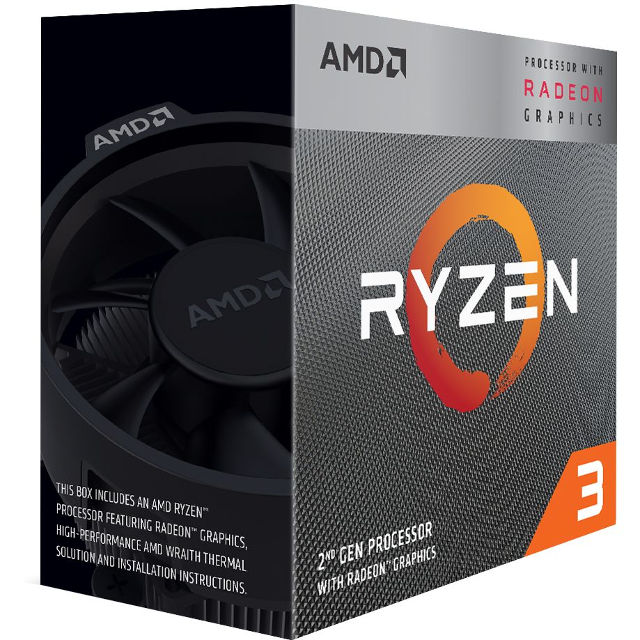 Procesor AMD Ryzen 3 3200G 3.6 GHz 4MB Wraith Spire Cooler