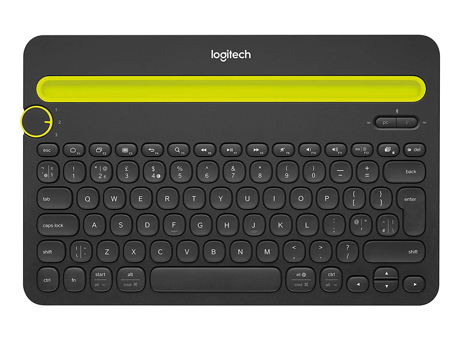 Tastatura Logitech K480 Multi Device Black Layout DE