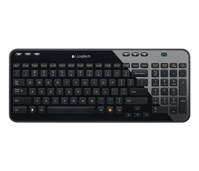 Tastatura Logitech K360 Wireless Black Layout UK