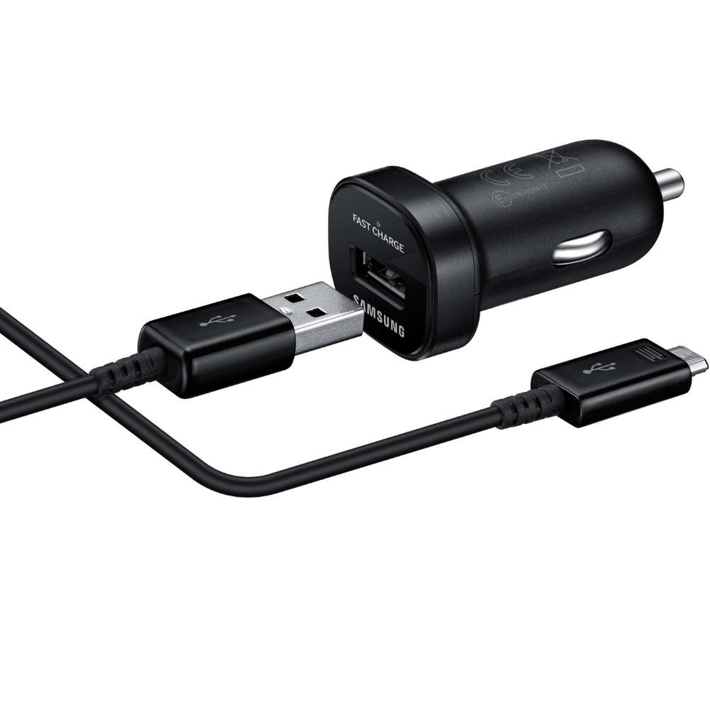 Incarcator Auto Rapid Samsung Mini 2000 mAh cablu Micro-USB Black