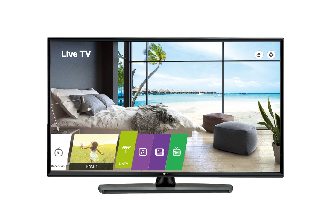 Televizor LED LG Smart TV 49UU661H Mod Hotel 125cm 4K Ultra HD Negru