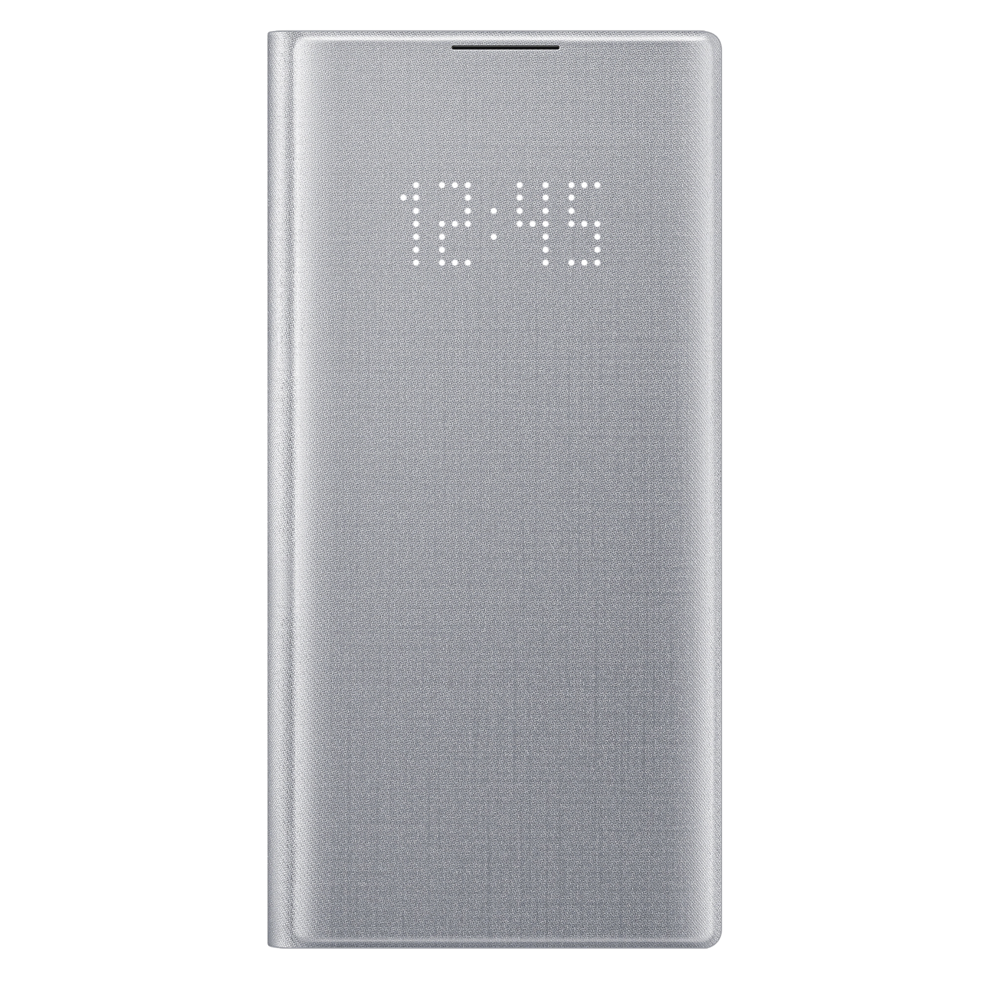 Husa protectie Samsung Flip LED View Cover pentru Galaxy Note 10 (N970) Silver