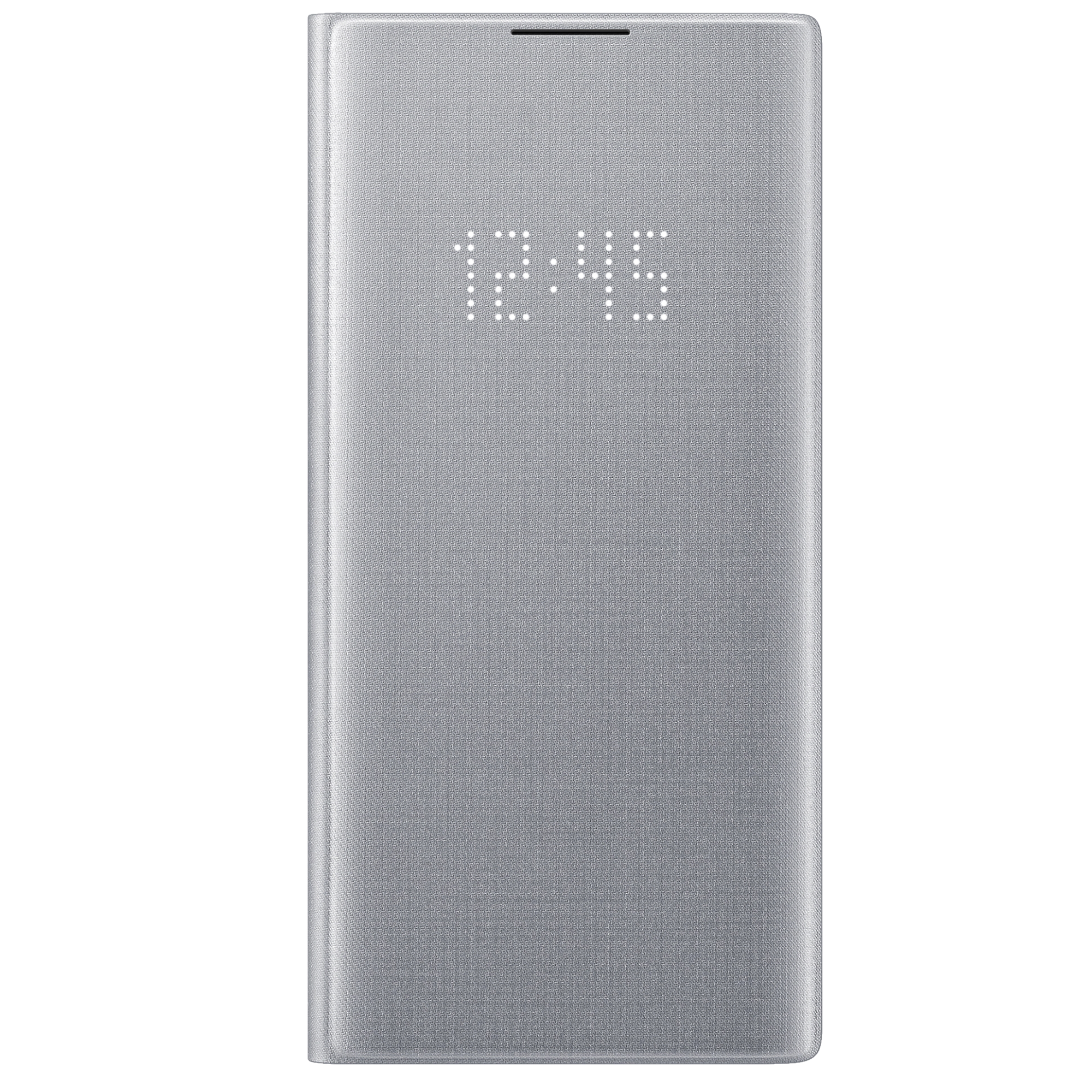 Husa LED View Cover Samsung EF-NN975 pentru Galaxy Note 10 Plus (N975) Silver