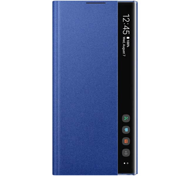 Husa Clear View Cover Samsung EF-ZN975 pentru Galaxy Note 10 Plus (N975) Blue