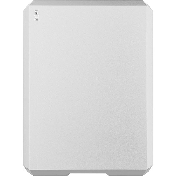 Hard Disk Extern LaCie Mobile Drive 5TB USB-C Moon Silver