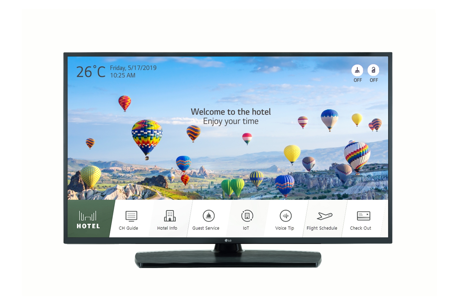 Televizor LED LG Smart TV 55UT661H 139cm 4K Ultra HD Mod Hotel Negru