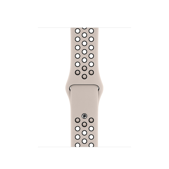 Curea Smartwatch Apple pentru Apple Watch 40mm Desert Sand/Black Nike Sport Band - S/M & M/L