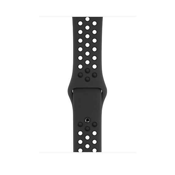 Curea Smartwatch Apple pentru Apple Watch 44mm Anthracite/Black Nike Sport Band - S/M & M/L