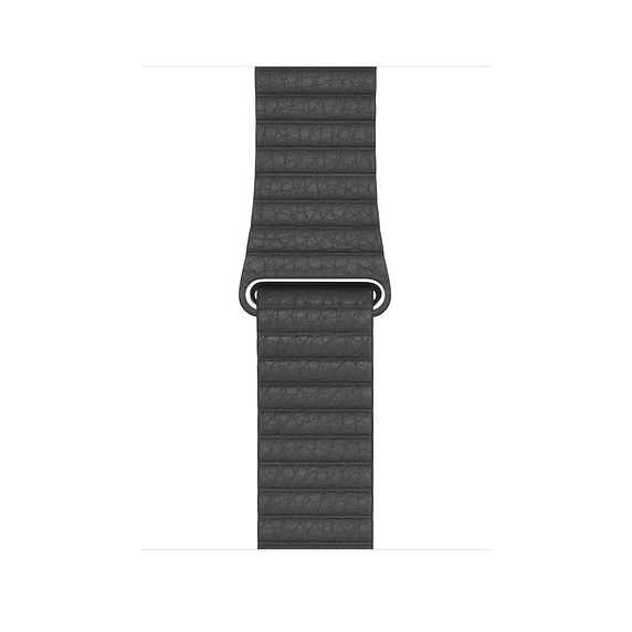 Curea Smartwatch Apple pentru Apple Watch 44mm Black Leather Loop - Large