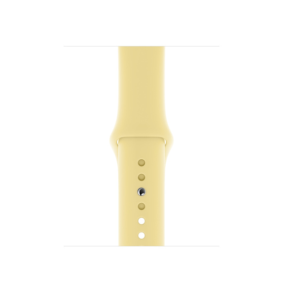 Curea Smartwatch Apple pentru Apple Watch 40mm Lemon Cream Sport Band - S/M & M/L
