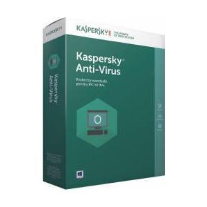 Kaspersky Anti-Virus Licenta Electronica 1 an 4 echipamente Renew