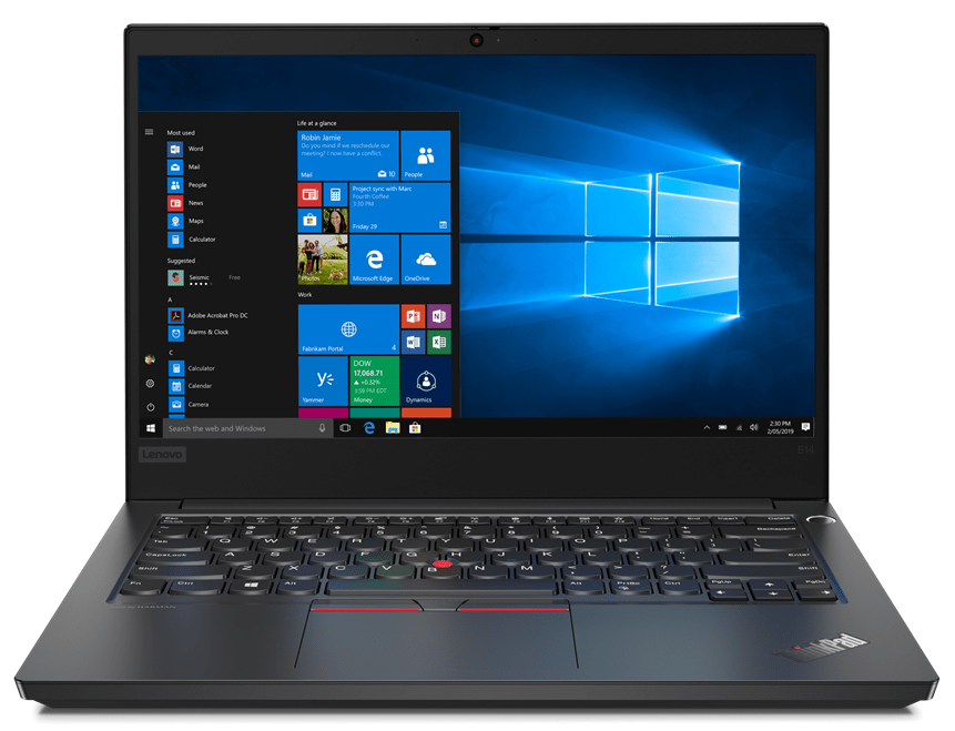 Notebook Lenovo ThinkPad E14 14 Full HD Intel Core i7-10510U RAM 16GB SSD 512GB Windows 10 Pro Negru