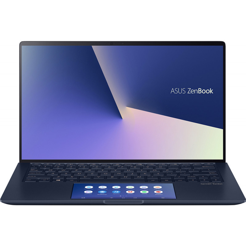 Ultrabook Asus ZenBook UX334FLC 13.3 Full HD Intel Core i5-10210U MX250-2GB RAM 8GB SSD 512GB Windows 10 Pro Albastru