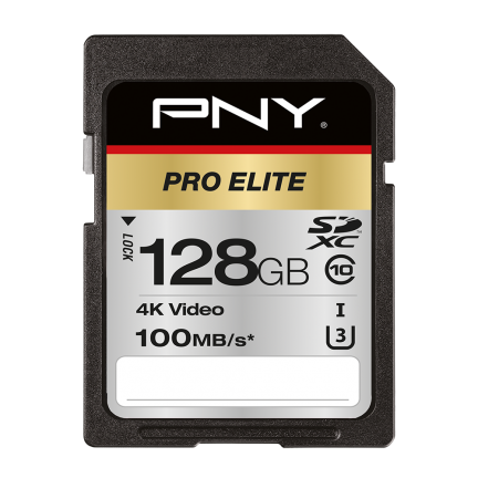 Card de memorie PNY PRO Elite SDXC 128GB Class 10 UHS-1 U3