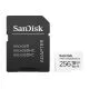 Card de memorie Sandisk High Endurance GN6IA, Micro SDXC 256GB, Clasa 10 V30 UHS-I U3 + adaptor