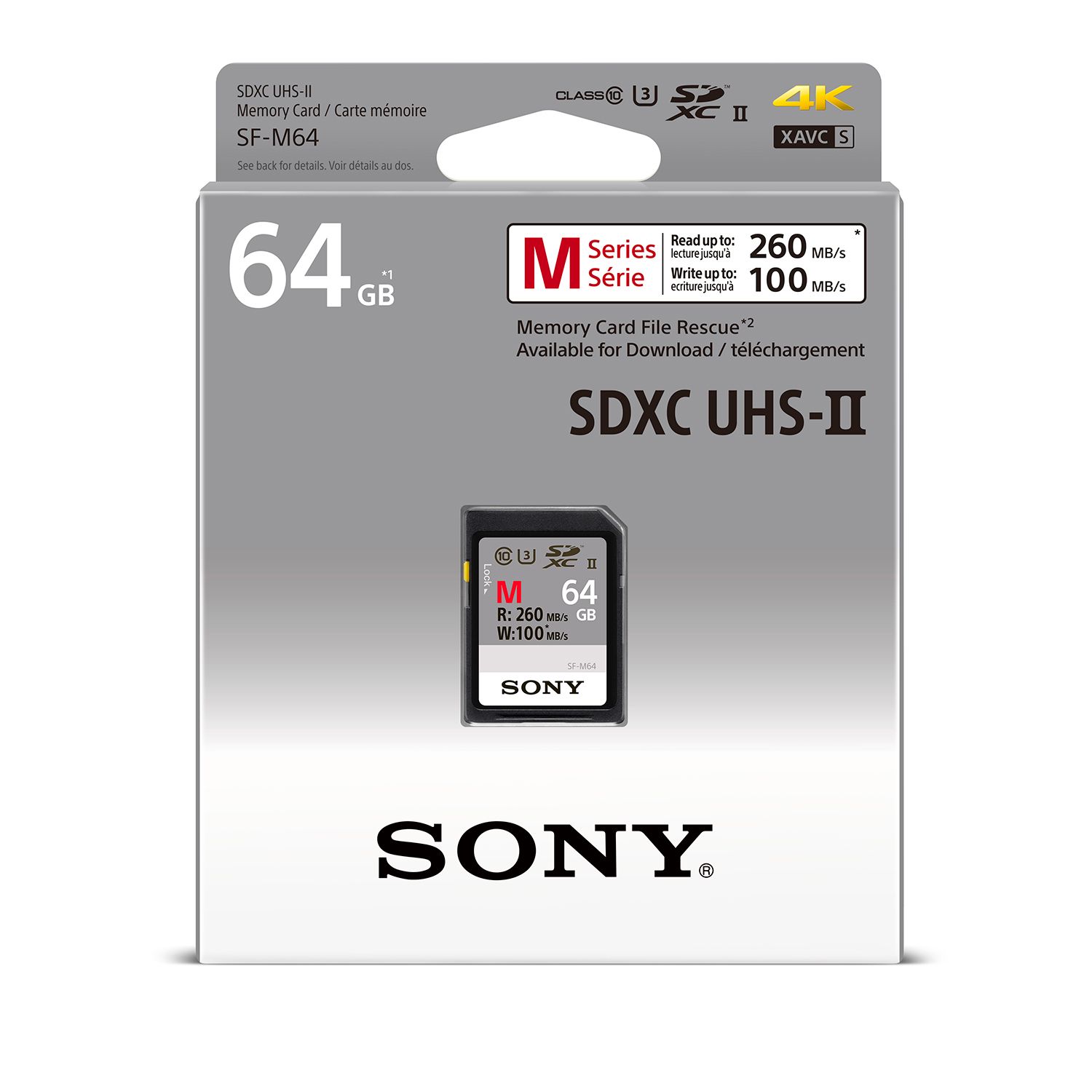 Card de memorie Sony SF64M 64GB microSDXC Clasa 10 UHS-II