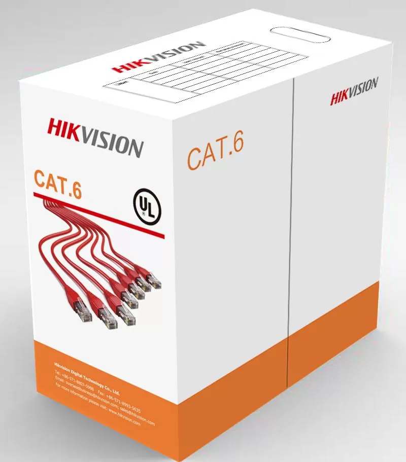 Cablu U/UTP cat.6 Hikvision DS-1LN6-UU Cutie 305 metri