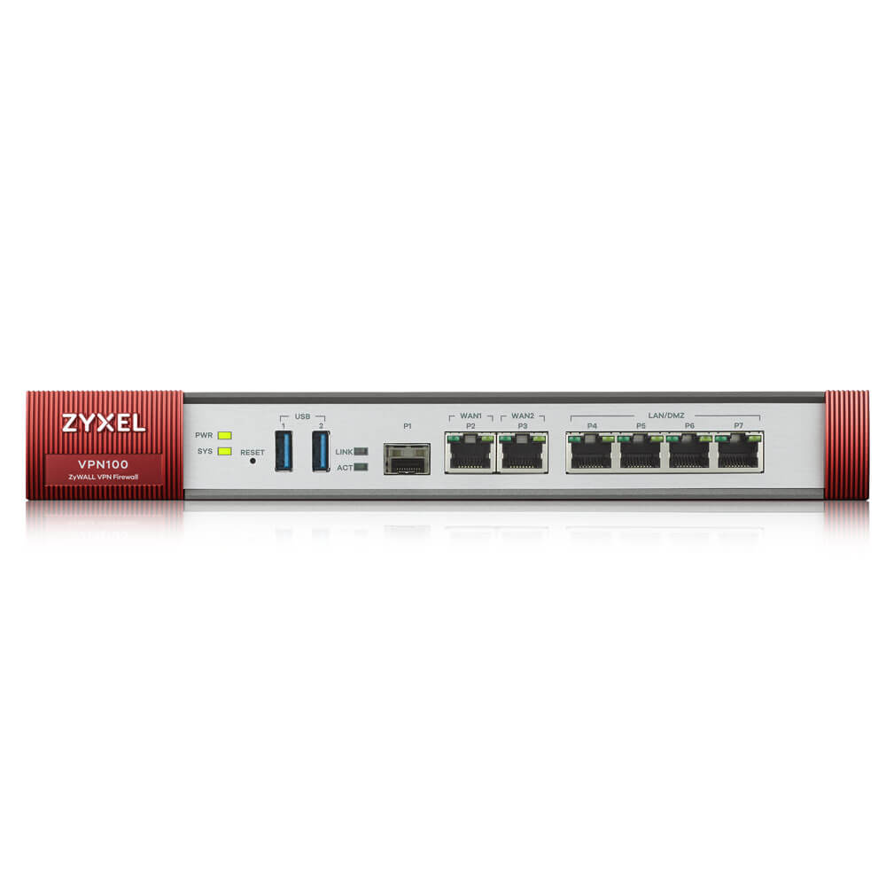 Firewall ZyXEL VPN100 firewall throughput: 2000Mbps fara wifi multi WAN