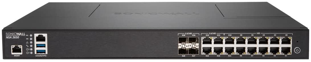 Firewall SonicWall NSA 2650 firewall throughput: 3000Mbps