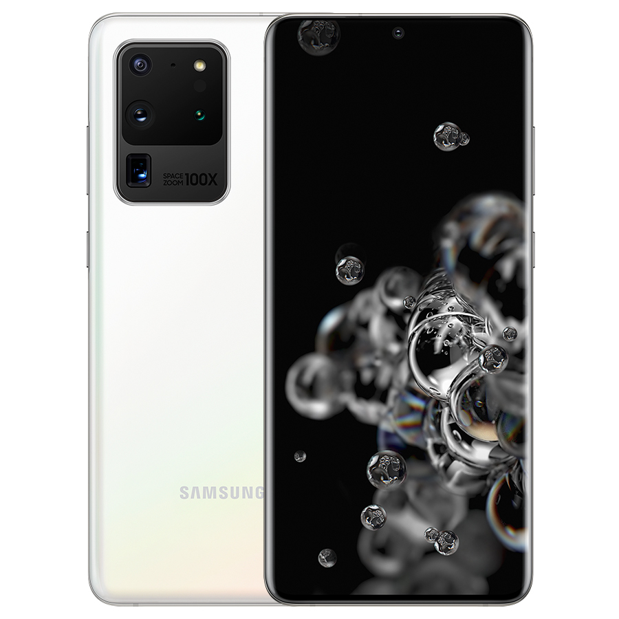Telefon Mobil Samsung Galaxy S20 Ultra G988 5G 128GB Flash 12GB RAM Dual SIM 5G Cloud White