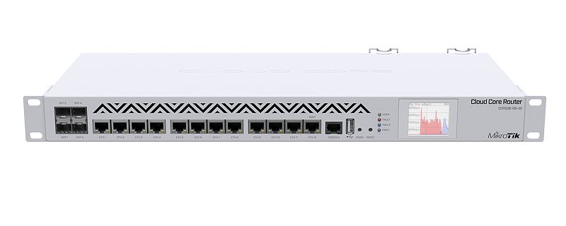 Router Mikrotik CCR1036-12G-4S-EM 12x10/100/1000Mbps RJ45 4xSFP fara WiFi