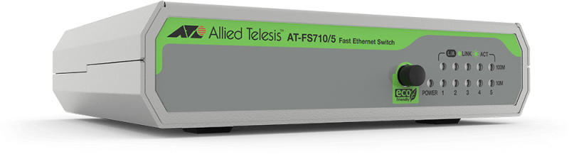 Switch allied telesis fs710/5 fara management fara poe 5x100mbps rj45