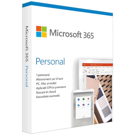 Microsoft 365 personal romana 1 an 1 utilizator licenta electronica