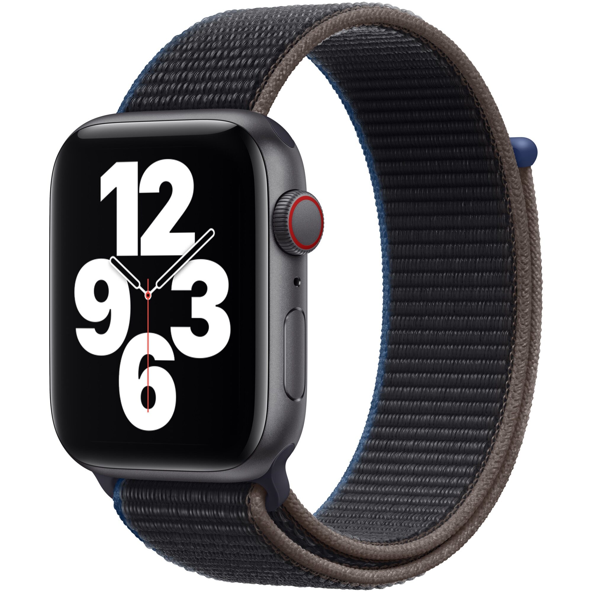 Smartwatch apple watch se gps + cellular 40mm 4g carcasa space gray aluminium bratara charcoal sport loop
