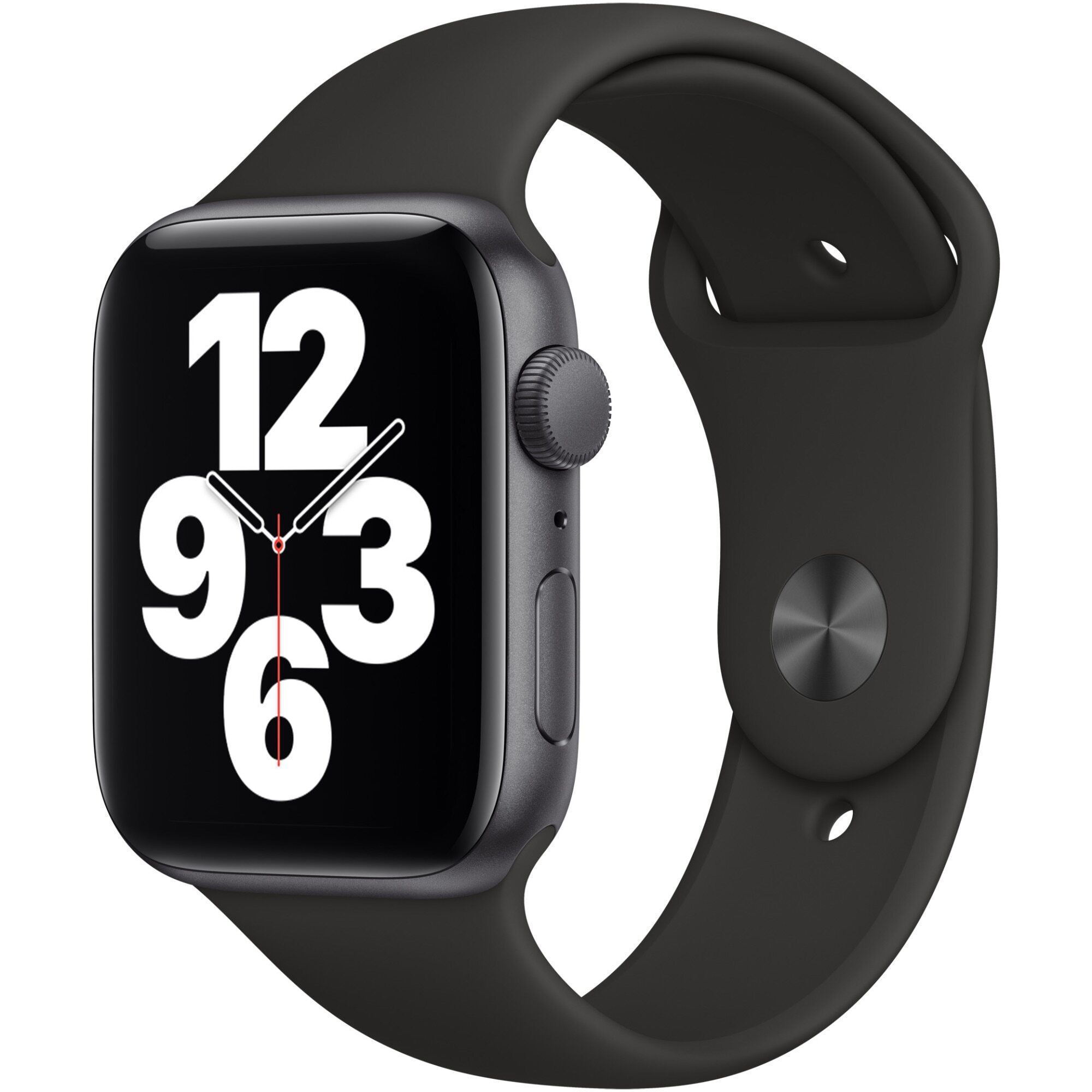 Smartwatch apple watch se gps 40mm carcasa space gray aluminium bratara black sport band